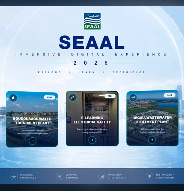 SEAAL immersive digital platform combining virtual tours, VR safety training and HSE management tools