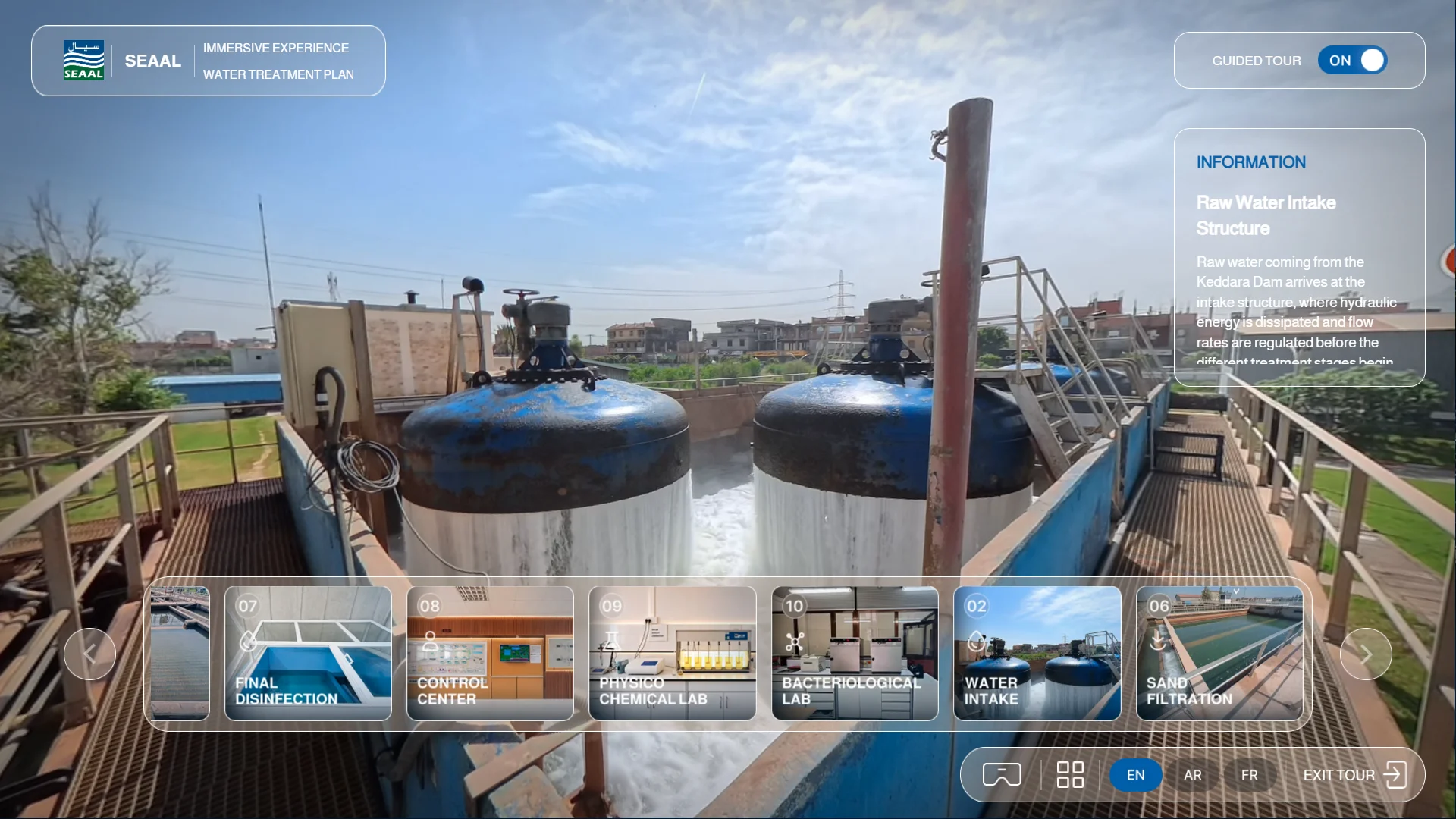 Additional 360 degree experience view from the SEAAL digital platform.